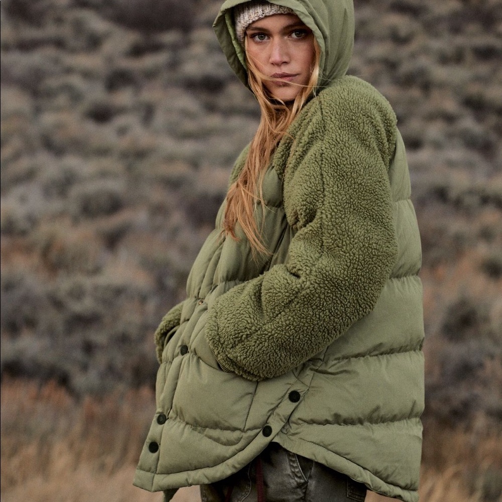 NWT Pilcro Anthropologie Puffer Jacket